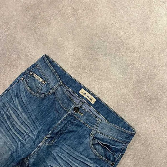 Vintage Spodnie Jeansy Y2K Denim Pants Gwiazdki Retro Coquette 90s