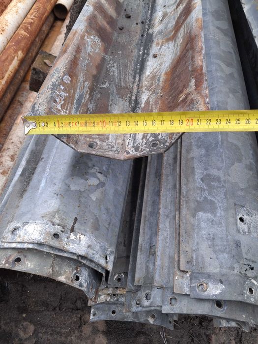 Rynny ocynkowane szklarniowe