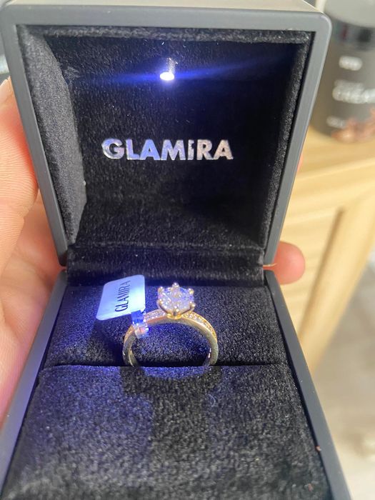 pierścionek zaręczynowy glamira 375