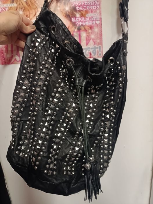 Вінтажна шкіряна сумка y2k !