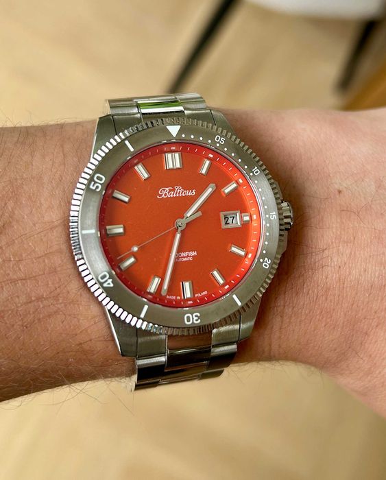 Nowy zegarek Balticus Moonfish BTMFOR orange