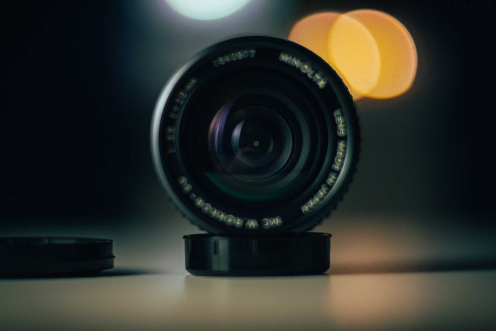 Minolta MC W.Rokkor-SG 28mm f/3.5 – stan bdb, oryginalne dekielki