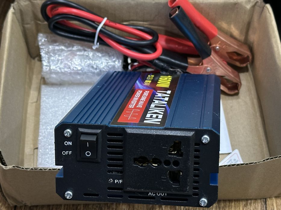 Инвертор 1000w 12v -220v для котла, чистый синус!