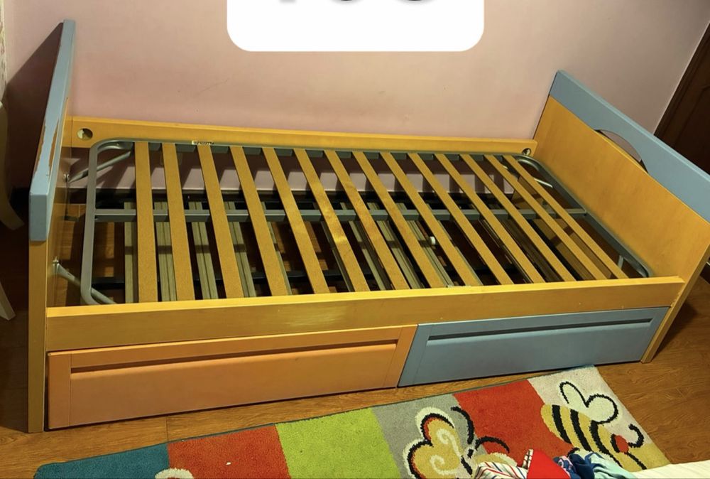 Bi-cama 90x190 em mandeira