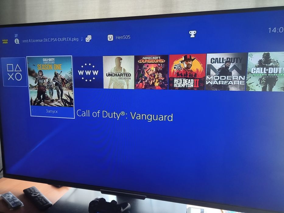 Продам Sony Playstation 4 PS4 5.05HEN 500Gb GoldHEN v2.4