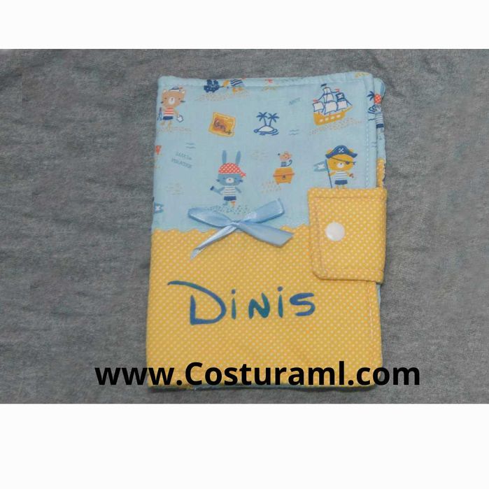 Porta documentos bebé personalizado c nome