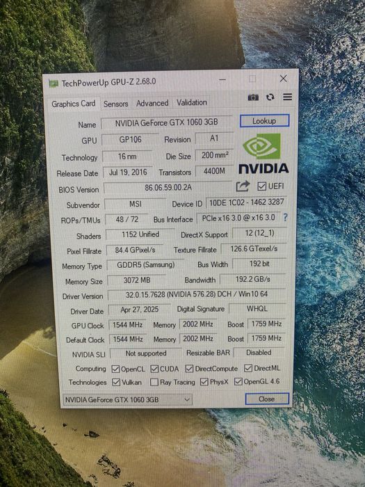 бюджетний ігровийкомпʼютер xeonE2640v4/msi 1060/16gb ddr4