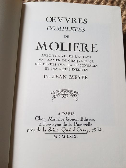 Dzieła Moliera w oryginale