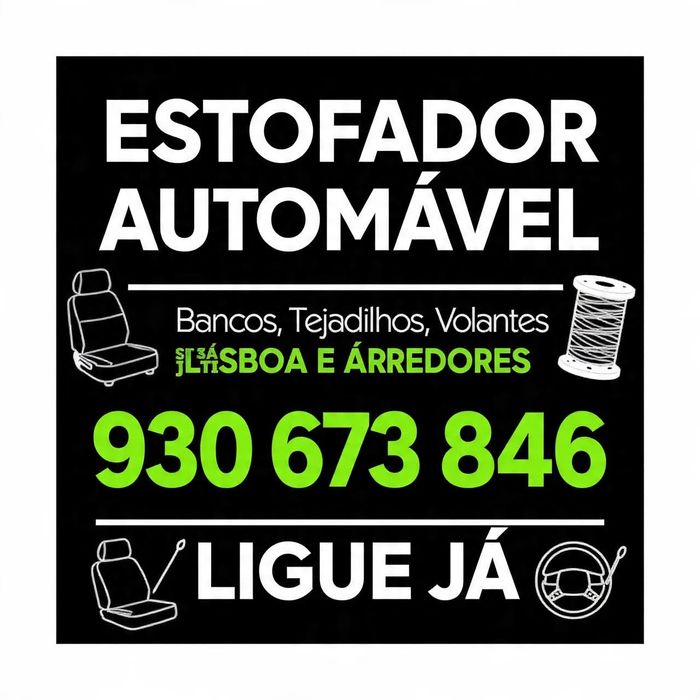 Estofador, Bancos, Tejadilhos, Volantes Lisboa