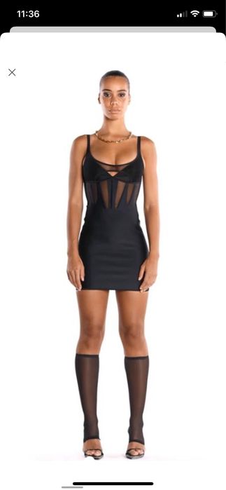 Сукня mugler, корсетна сукня