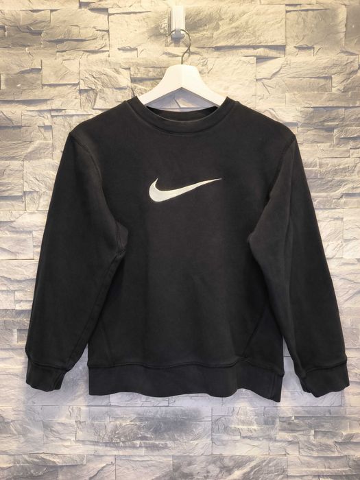 Bluza Nike Duże Logo Czarna Vintage