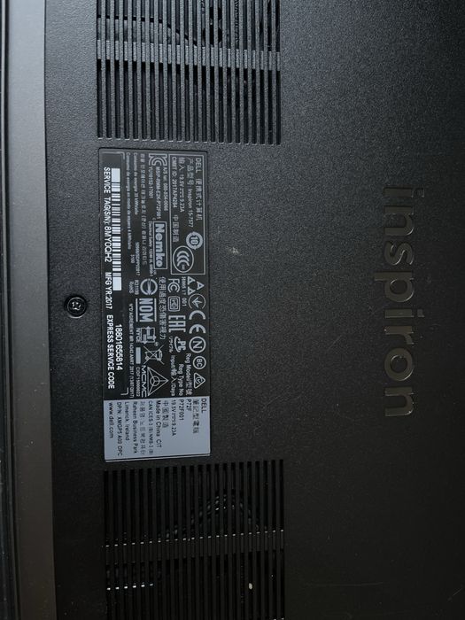 Laptop Dell GeFORCE GTX 1060 i7