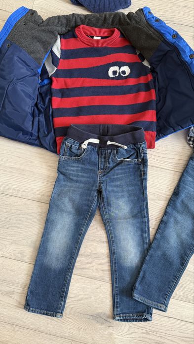 Речі для хлопчика 4-5 років, жилетка, джинси, светр Gap Zara Next