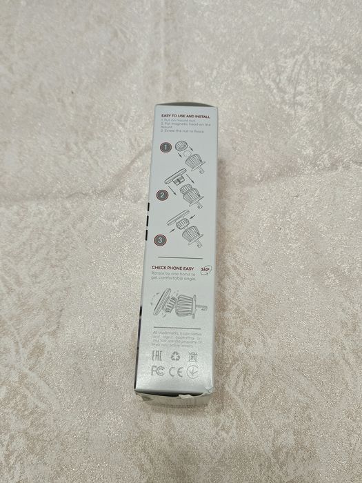 Магнітний тримач Intaleo CM05GG для телефону на дефлектор