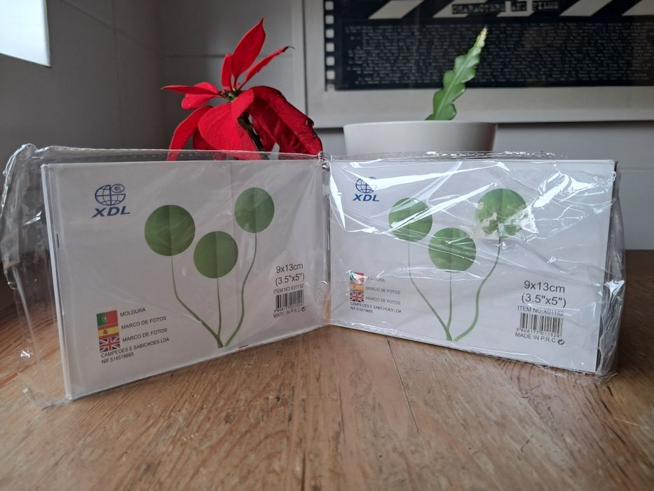 Porta retratos/ molduras transparentes novo