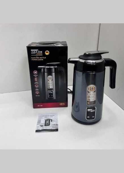 НЕМЕЦКИЙ Электрический чайник термос 3L 2200Вт Zepline ZP123 синий!