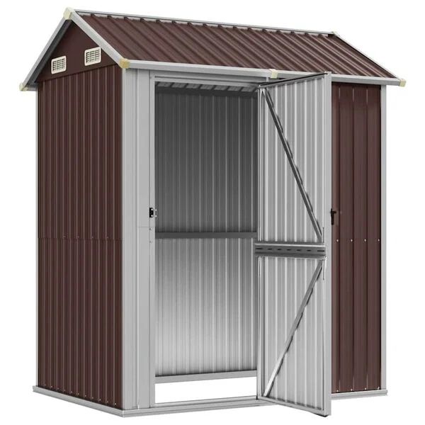 Abrigo de Jardim em Aço Galvanizado vidaXL 192x152x237 cm (Completo e Desmontado)