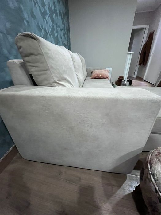 Sofá Chaise Long [1 ano + tecido anti gato]