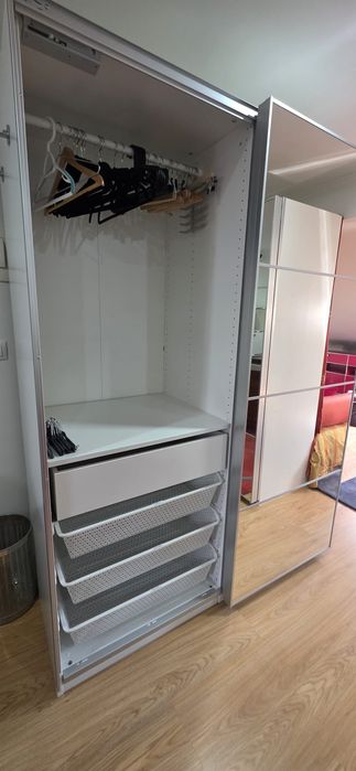 Ropeiro de casal branco espelhado