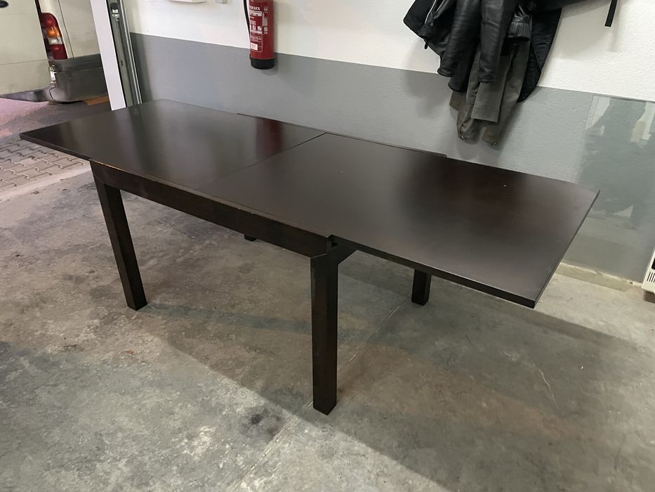 Mesa madeira extensivel