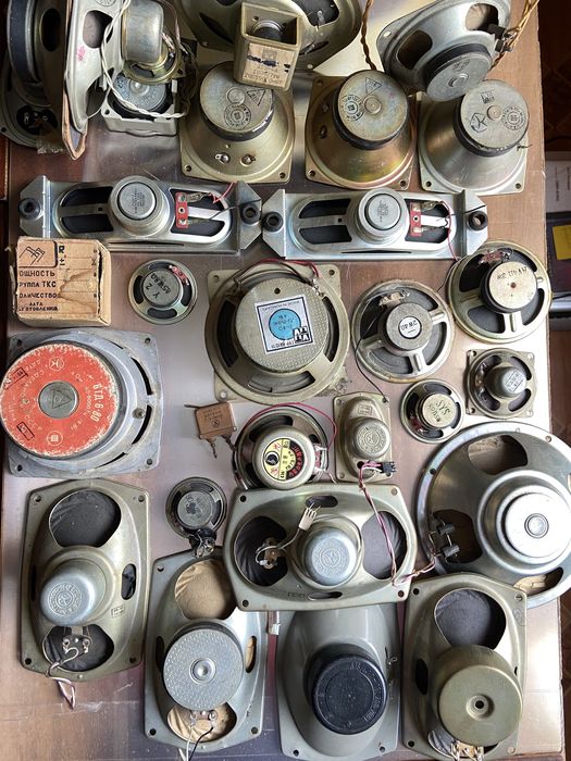 Динамические головки для аккустики громкоговоритель. Динамики СССР: 500 ...