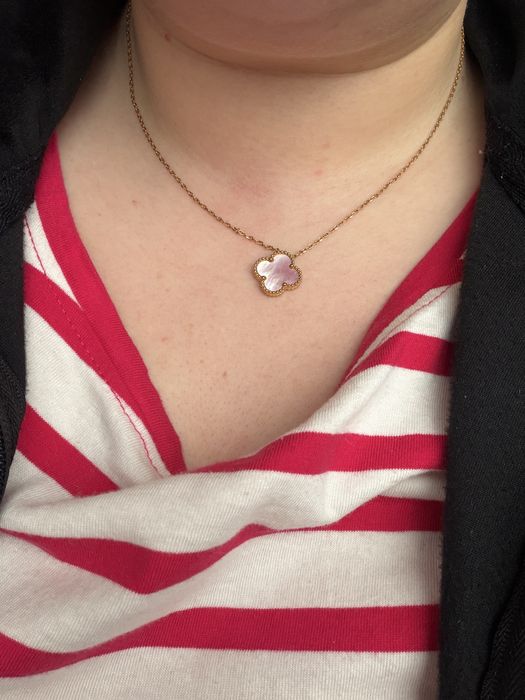 Naszyjnik koniczynka lili