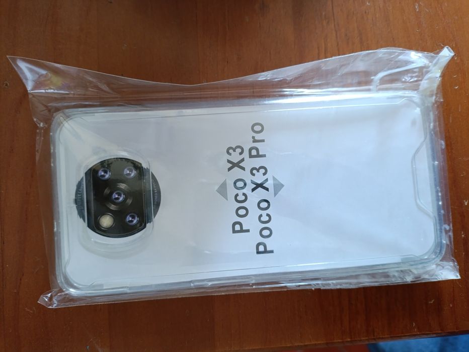 Capa para telemóvel poco X3 / X3 pro. Nunca usada,  embalagem fechada