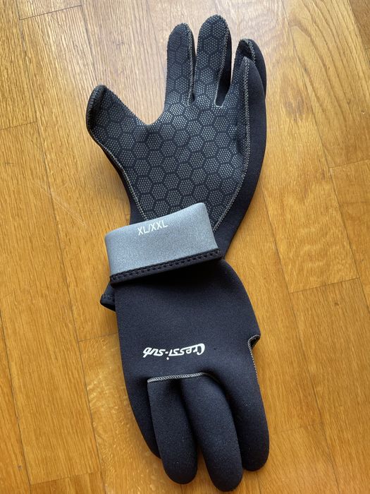 Luvas Cressi mergulho/caça 3mm novas XL