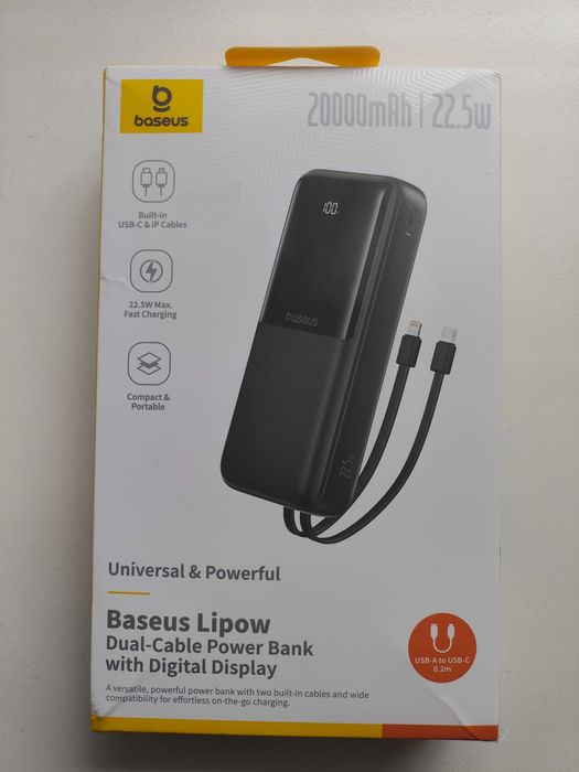 Павербанк Power Bank Baseus Lipow 20000mAh 22.5W