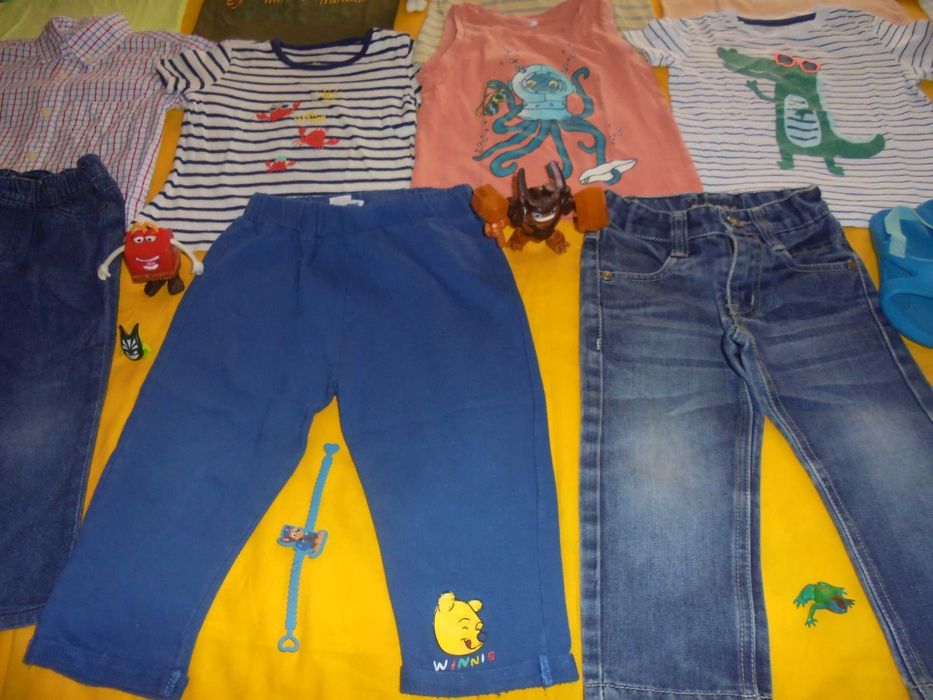 lote de roupa de menino a viola do Panda