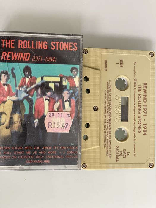 Аудио кассета The Rolling stones rewind (1971 - 1984)