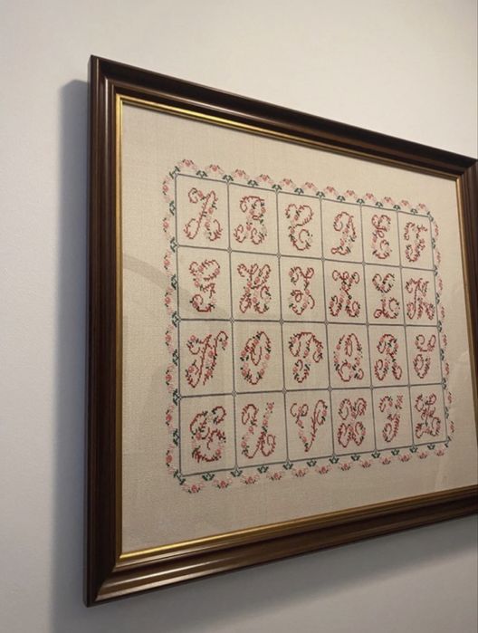 Quadro ponto cruz