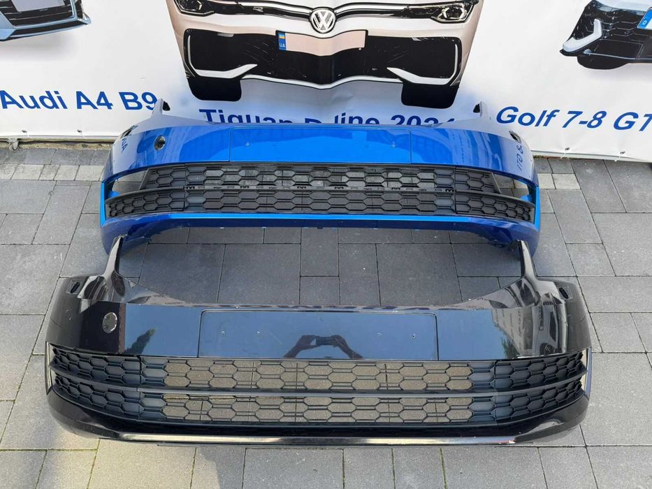 Skoda octavia A7 рестайлинг бампер передний 5e0807221n шрот октавія