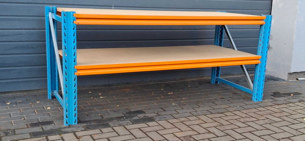 Stół stalowy warsztatowy do garażu do pakowania Mega mocny system Stow