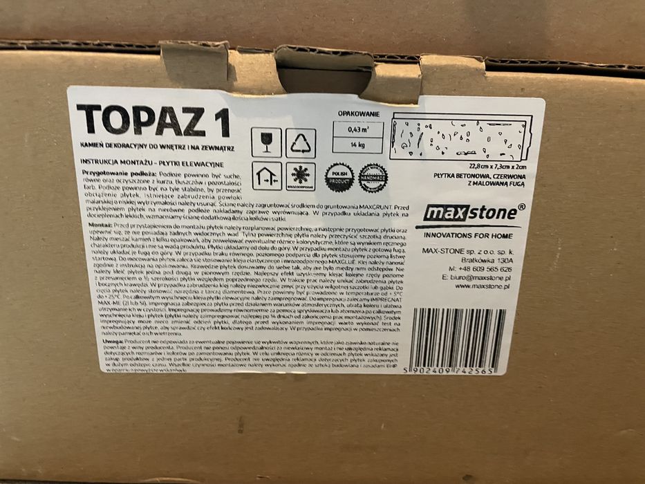 Płytki Topaz cegłopodobne