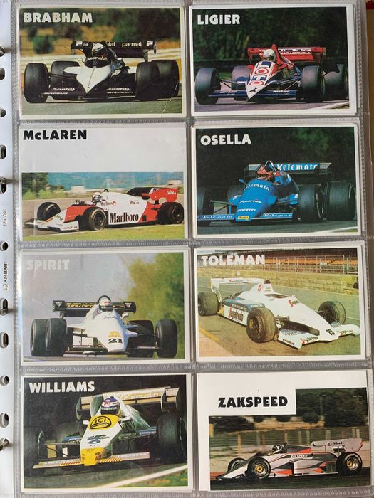 Calendários Antigos - Fórmula 1 (preço unitário)