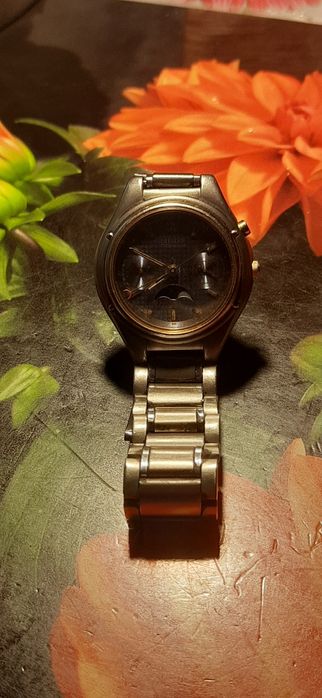 Часы Citizen Chronograph Moonphase Titanium, Saphfire. Циферблат!!!
