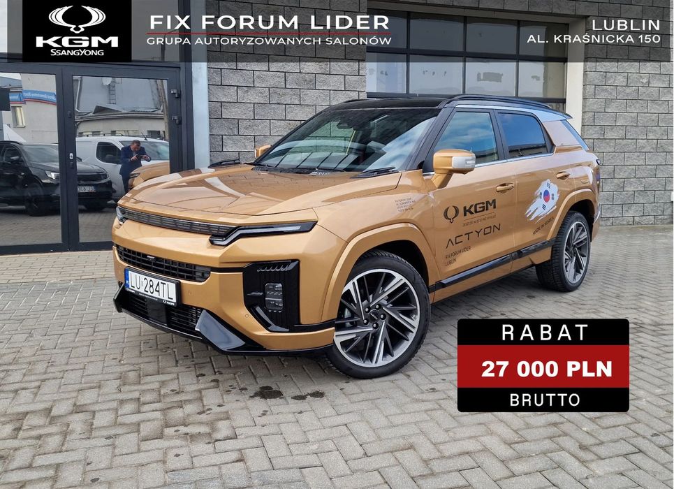 SsangYong/KGM Actyon WILD/1.5Benzyna/4x4/Automat/ DEMO/ Finansowanie