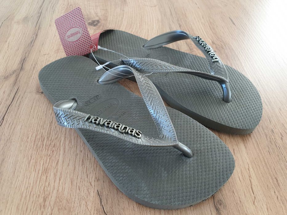 Nowe klapki basenowe, japonki Havaianas, rozmiar 35/36