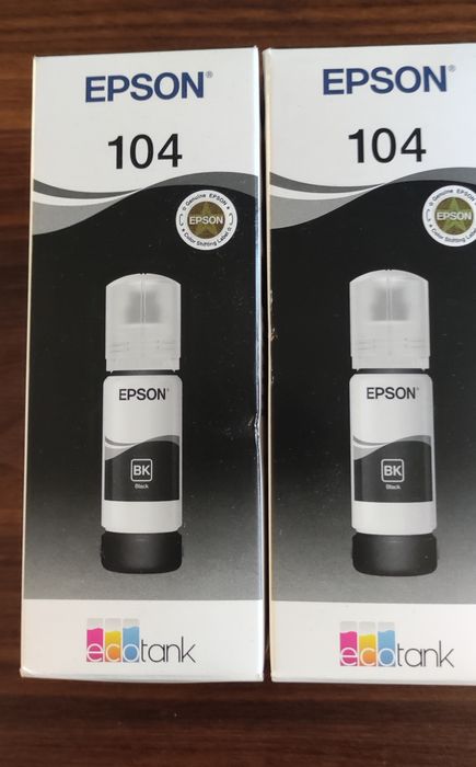 Oryginalny tusz Epson 104 za 3 opakowania