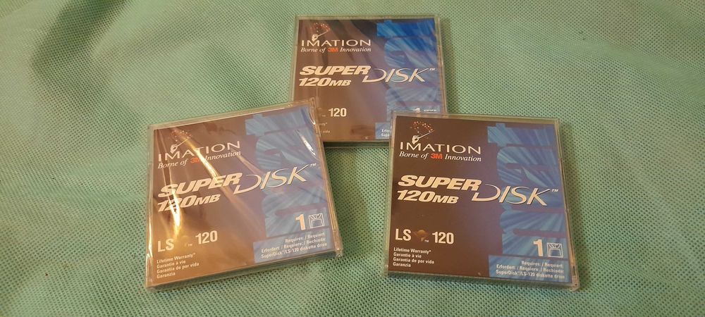 Dyskietki Imation, Super Disk 120 MB (3 sztuki)