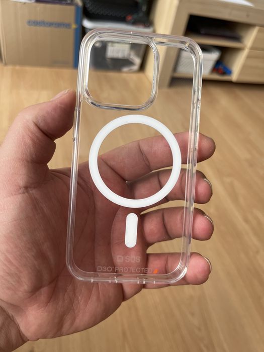 Etui SBS MagSafe do Apple iPhone 15 Pro / transparentne ! Nowe/