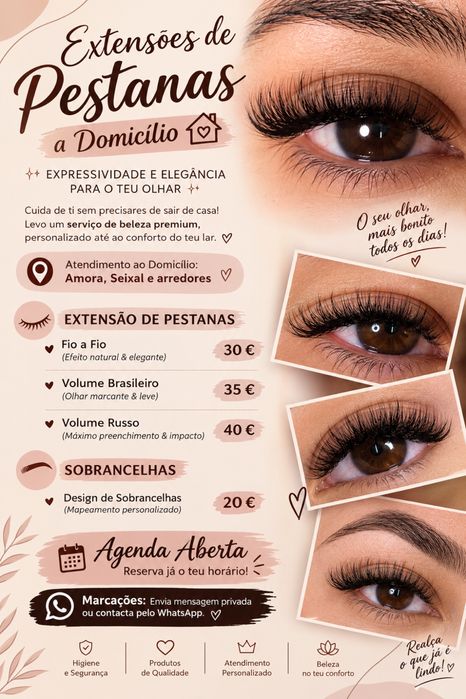 Extensoes de pestanas
