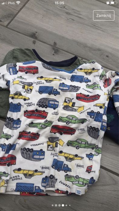 Bluzki piżama gap lupilu 116 122