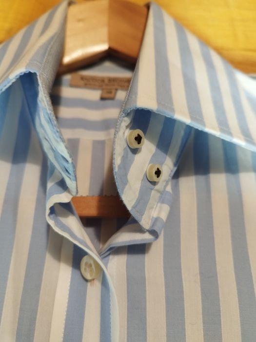 Camisa Sacoor Bro. Riscas Azul