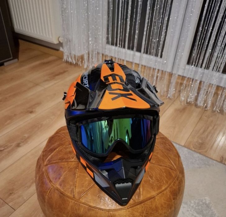 Kask full face enduro rower hulajnoga VGV