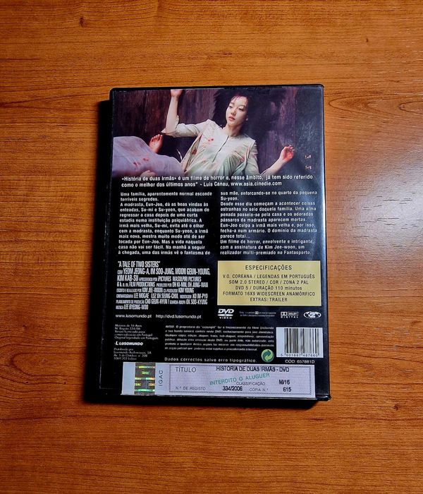 HISTÓRIA DE DUAS IRMÃS (Ji-woon Kim) Grande Prémio Fantasporto 2004