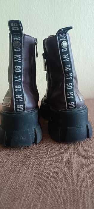 Workery Steve Madden skóra naturalna