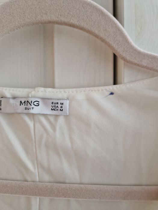 Mango sukienka M 38 biała prosta