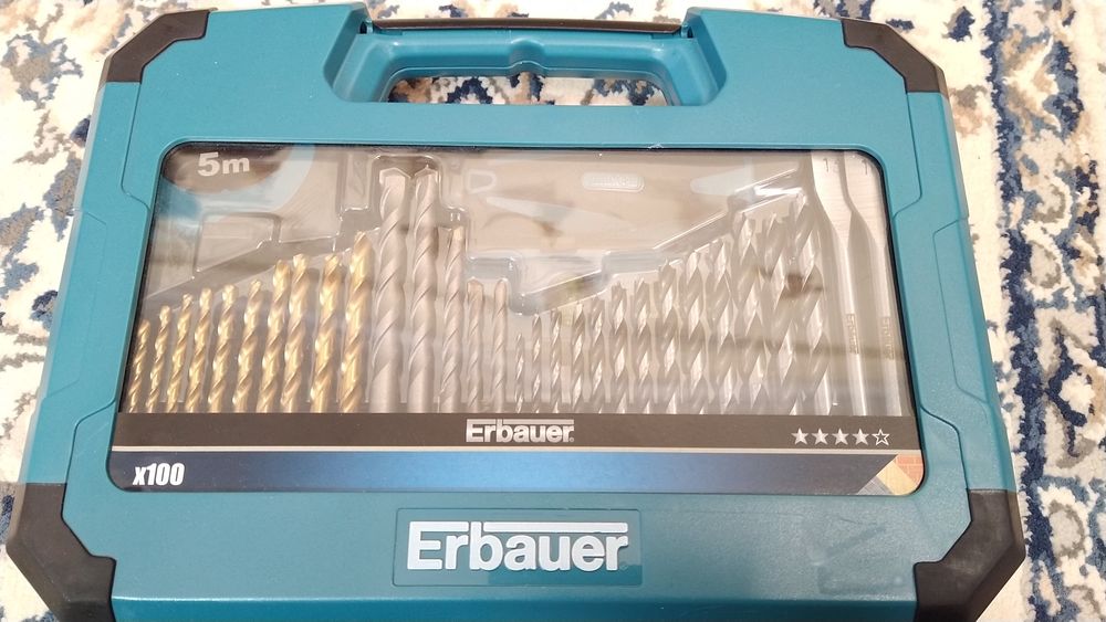 Stainless Steel Drill Bit Set (100 pcs), Screwdriver, Tape Measure, Levels, and More64738202461569122